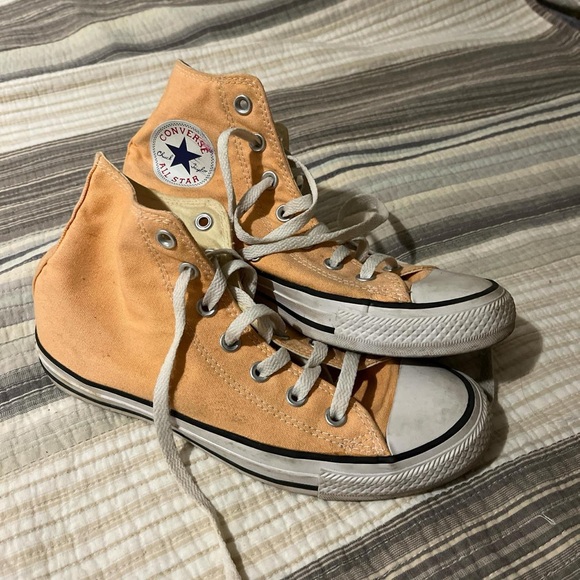 Converse High-Top Sneakers - Peach - Picture 1 of 3